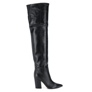 Women's Pointed Toe Mid Heel Long Fashion Boots