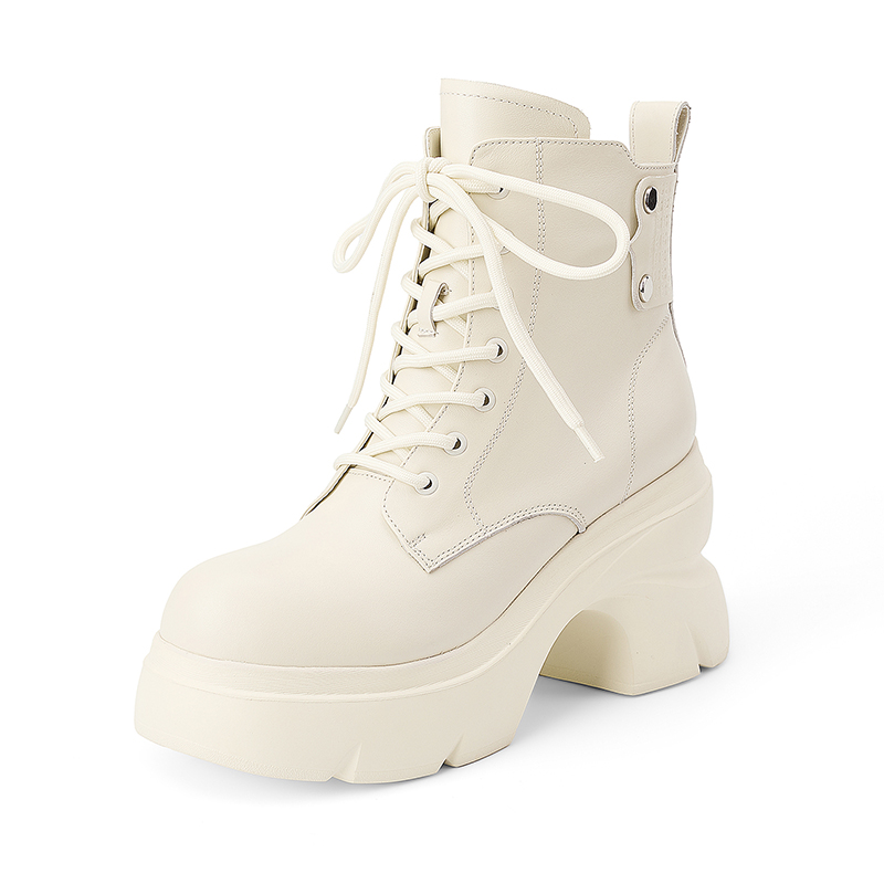 Women's Chelsea Boots with Chunky High Heel and Side Zipper - Style a.html - Image 5